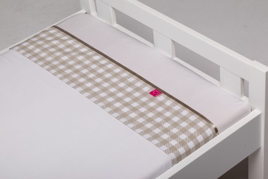 Briljant Bedmode Abby laken Taupe - Ledikant 100x150 cm