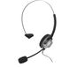 Hama On-Ear Headset Telefoon Kabel Mono Zwart/Zilver Volumeregeling