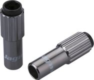Jagwire Sport 4mm Mini Inline kabelspanning versteller Titanium kleur