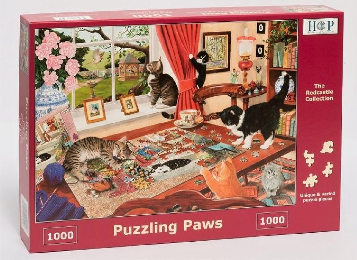 House Of Puzzles Legpuzzel - 1000 stukjes -Puzzling Paws - House of Puzzels