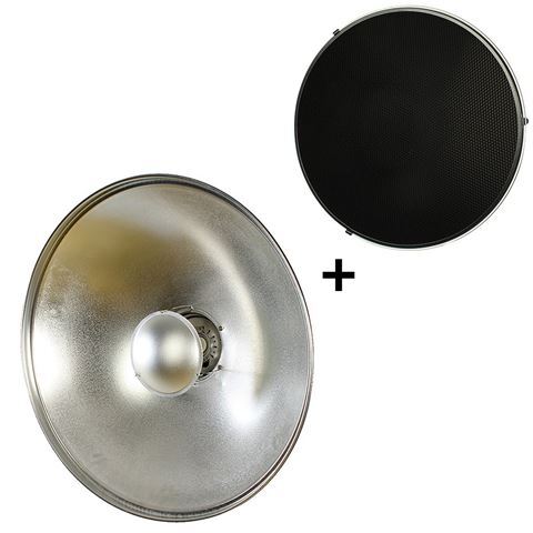 StudioKing SK-BD700 Beautydish Zilver 70cm met Honingraat