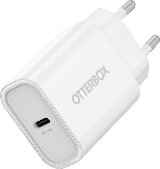 OtterBox 20W GaN USB-C Oplader Power Delivery Snellader Wit