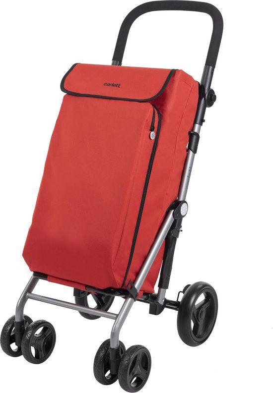 Carlett Lite Duo Boodschappentrolley - Rood