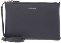 COCCINELLE Leren schoudertas Best Crossbody Bag Stove blauwgrijs