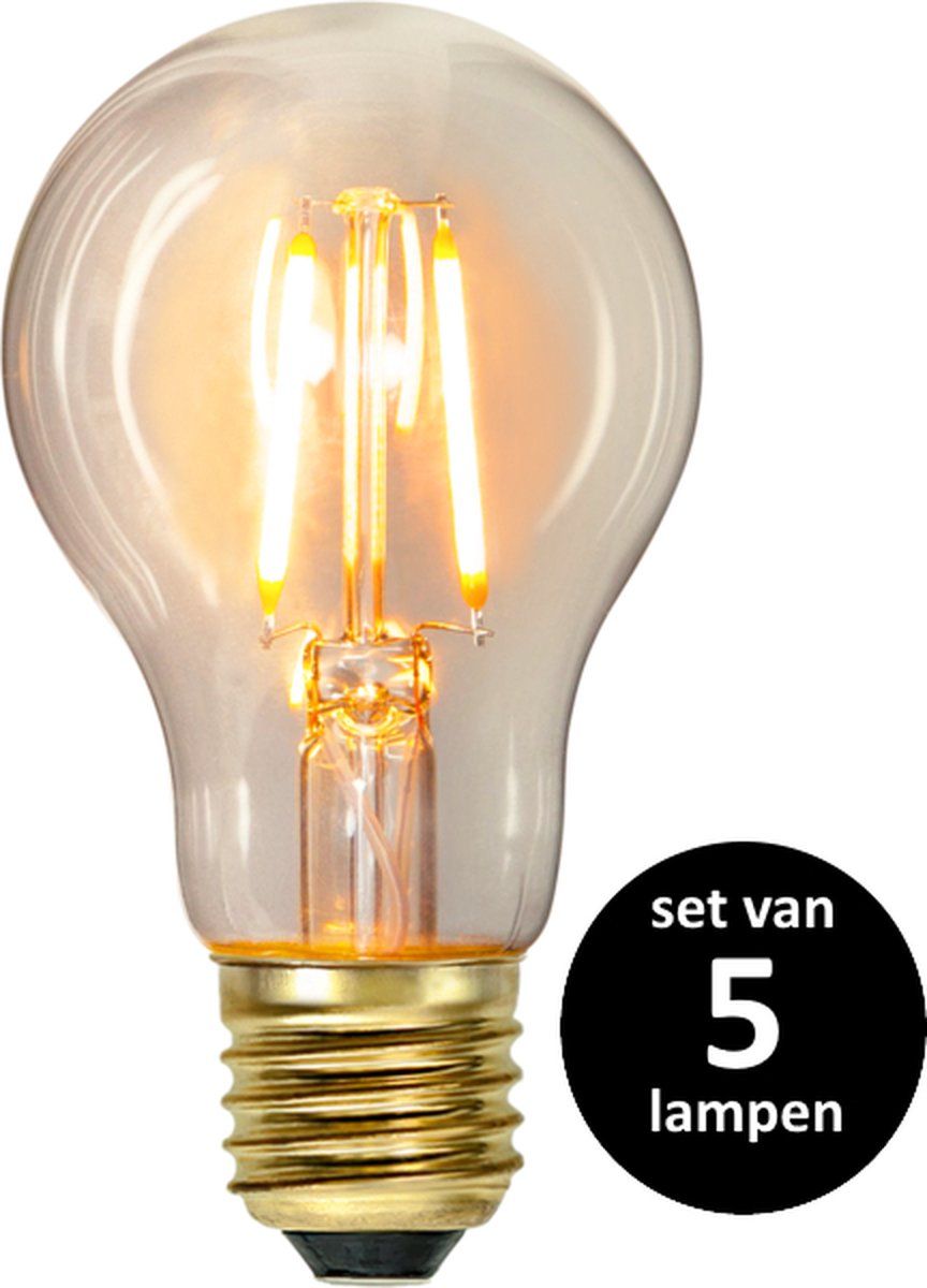 Star Trading LED Peertje E27 - Super Warm Wit - 1.6W - Set van 5