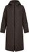 VILA VITATE L/S HOODED LONG COAT - NOOS - Dames - Gewatteerde jas - Polyester - Maat 38 - Coffee Bean