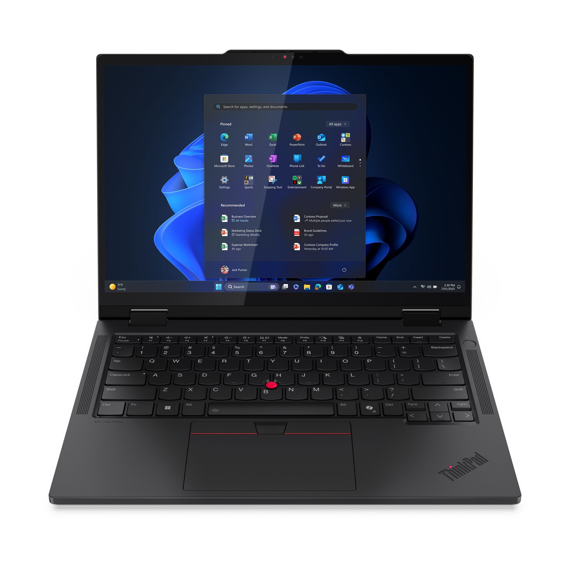 Lenovo ThinkPad T14s 2-in-1 Gen 1 / Wi-Fi 7 / 1 TB / Zwart