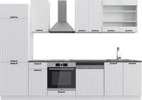 Vicco Fame-Line Complete keukeneenheid – 300 cm, WB Antraciet Wit landhuis/wit