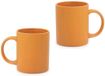 Merkloos / Sans marque Bellatio Design Koffiemokken - 12 stuks - Keramiek - Oranje - 370 ml