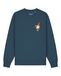 Watapparel Sweatshirt 'Gartenzwerg' beige / cyaan blauw / bruin / rood
