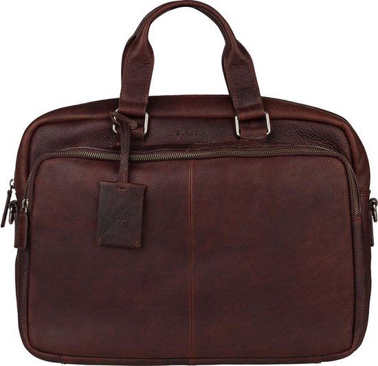 Burkely Antique Avery Unisex Laptop Bag 15.6" - Brown