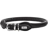 HUNTER hondenhalsband ROUND & SOFT, zwart, 35