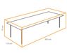 Winza Outdoor Covers - Premium - beschermhoes tafel tot 300 cm - Afmeting : 305x110x75 cm - tuintafel hoes