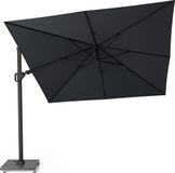 Platinum Challenger T² Premium Zweefparasol 300x300 cm Jet Black