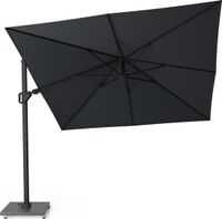 Platinum Challenger T² Premium Zweefparasol 300x300 cm Jet Black