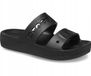 Crocs Baya Platform Sandalen - Dames - Zwart