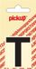 Pickup Plakletter Helvetica 40 mm - Zwart T