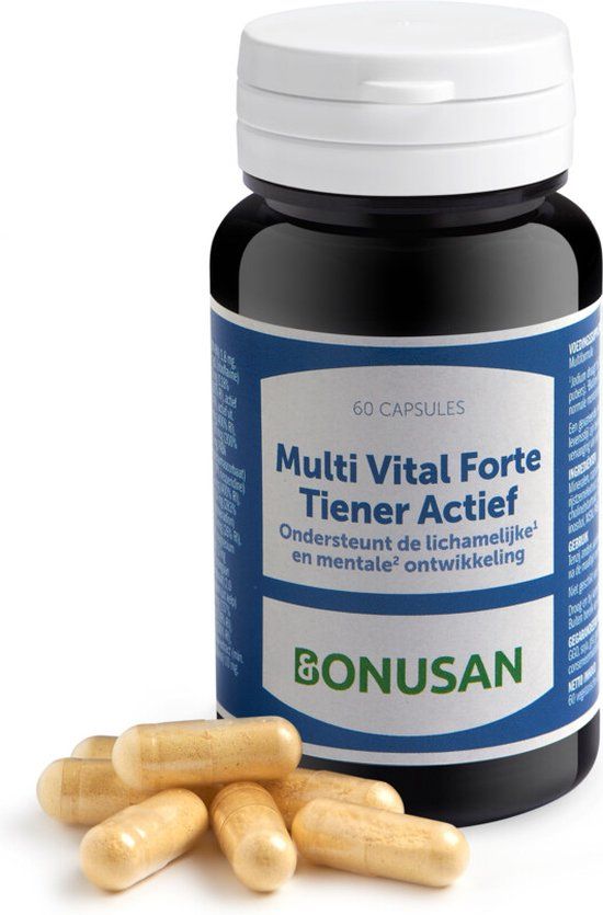 Bonusan Multi Vital Forte Tiener Actief - 60 capsules