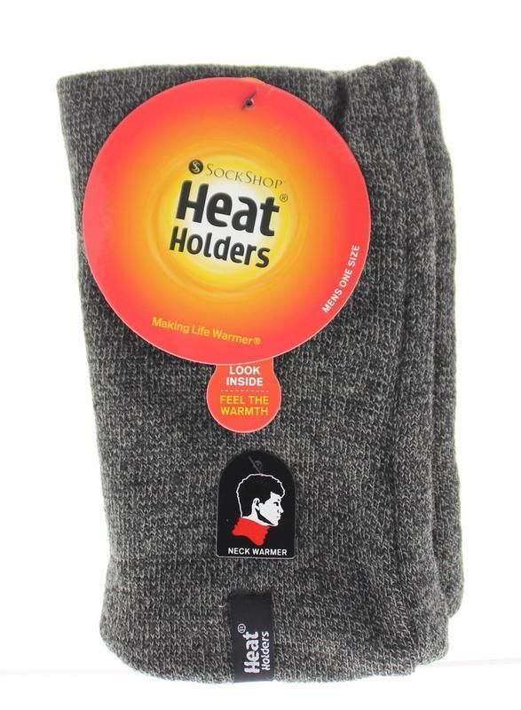 heat holders Men's Neck Warmer - One Size - Charcoal - 1st