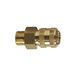 Riegler Snelsluitkoppeling NW 5 »connect line«, MS blank, G 1/4 AG, bedrijfsdr. 0-35 bar, medium/omgevingstemperatuur. -20 °C tot 100 °C