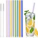Dailygoods Bâtonnets d'herbe transparents - Résistant à la chaleur - Incassable - Brosses de nettoyage incluses - 20 cm de long