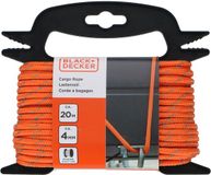 BLACK+DECKER Spanband met Oproller 20 Meter - Oranje/Zwart