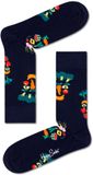 Happy Socks Healthy Unisex Blauw Dierenprint Sokken Maat 36-40