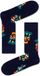 Happy Socks Healthy Unisex Blauw Dierenprint Sokken Maat 36-40