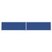 vidaXL Pare-vent extensible 220x1200 cm bleu