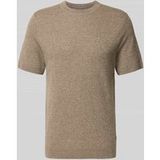 JACK & JONES Pullover 'JPRBLURILEY' marron chiné