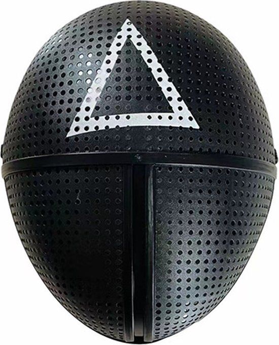 Chimb Game Masker - Type: Driehoek - Cosplay - Halloween - Carnaval - Zwart - Kunststof - Chimb