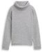 Tom Tailor Loose fit sweatshirt met col - Maat S - medium silver grey melange