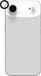 ZAGG Camera Protector Geschikt voor iPhone Air - Glass Elite Camera Rings - Tempered Glass - Zilver