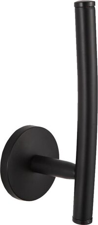 VDN Stainless Reserverolhouder Zwart - Hangend - Metaal - 17 cm