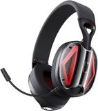 Kofire × Picun G1 - Casque de jeu sans fil 2,4 GHz - Casque circum-auriculaire - Avec microphone - PC/PS4/PS5/Nintendo Switch - Noir rouge