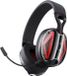 Kofire × Picun G1 - Casque de jeu sans fil 2,4 GHz - Casque circum-auriculaire - Avec microphone - PC/PS4/PS5/Nintendo Switch - Noir rouge