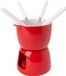 Cosy&Trendy Chocolade Fondue - Porselein - Rood - Ø 11,5cm