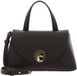Coccinelle Leren schoudertas Nikla Handbag Double Grainy Leather Fango / Honey donkergroen