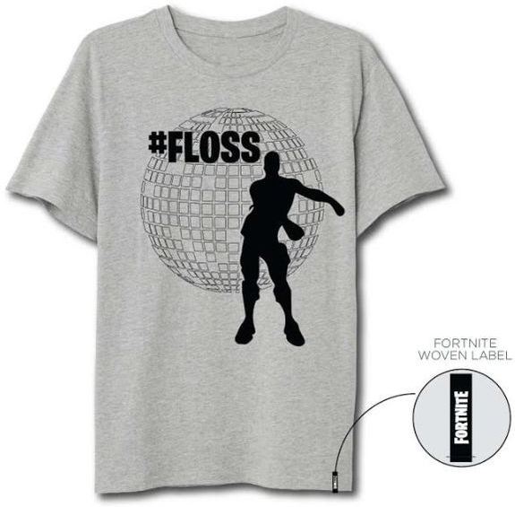 Hole in the Wall Fortnite - Floss Grey T-Shirt