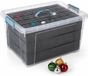 Plasticforte Kerstballen opbergbox - voor 72 kerstballen van D8 cm - 60x45x30 cm