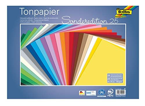 Folia 67/25 99 - Gekleurd papier mix - 25 vellen