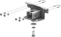 KFI PRODUCTS Trekhaak Trekhaak Achter Ontvanger 101280