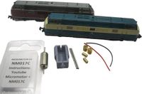 Minitrix micromotor NM017C ombouwset voor V200, BR 221, BR Class 42 Warship