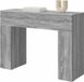 Merkloos Salontafel - Trendy bijzettafel - Woonkamer inrichten - Stevig houten design - 102 x 35 x 75 cm - Grijs sonoma
