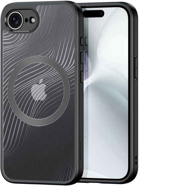 Dux Ducis Aimo Mag Series Back Cover voor Apple iPhone 16E - Zwart