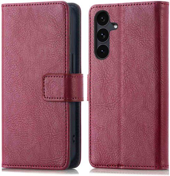 imoshion Luxe Bookcase - Geschikt voor Samsung Galaxy S25 FE - Bordeaux