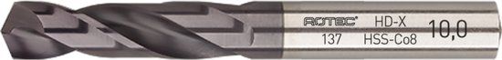 Rotec HSS-E plaatboorm, HD-X, TiAlN, ø2,0