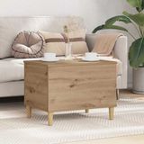 vidaXL Nachtkastje Artisan Eiken 60 x 44,5 x 45 cm Bewerkt hout