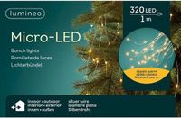 Lumineo Micro LED-lampen voor Buiten - 1 m - Klassiek Warm