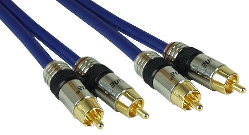 Inline 89705P - Audio kabel - 5 m - Blauw